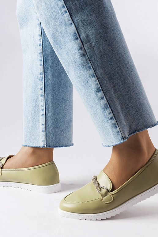 Zaļie klaipi ar cirkoniem Paola