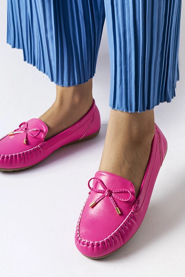 Rozā loafers ar banti Via... 2
