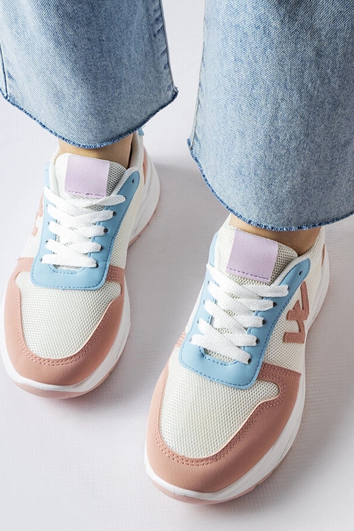 Balti-rožā-melni sporta apavi, „Teresio"