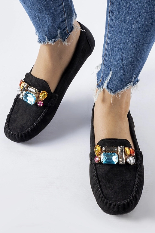 Melni klaipi ar dekoratīvu Fusco bling