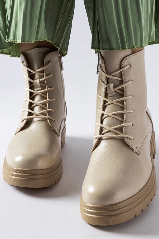 Smilšu krāsas ziemas trekinga zābaki,...