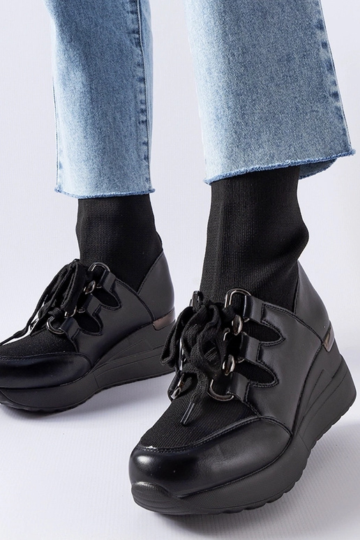 Melni Rochon zeķu zābaki