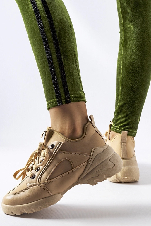 Tumši smilšu krāsas sporta apavi ar...