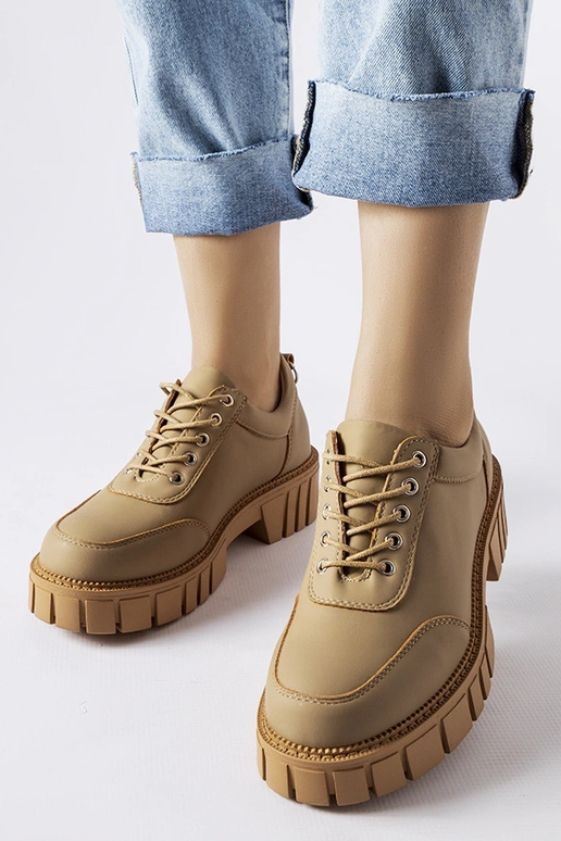 Brūnas Severino apavi ar matētu apdari