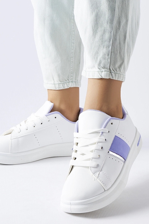 Marei balti sporta apavi ar violetu...