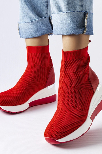 Sarkanas Casgio auduma čības