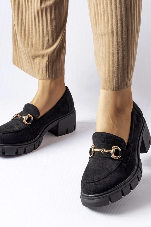 Melnas augstpapēžu kurpes Irmina