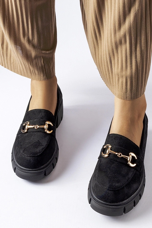 Melnas augstpapēžu kurpes Irmina