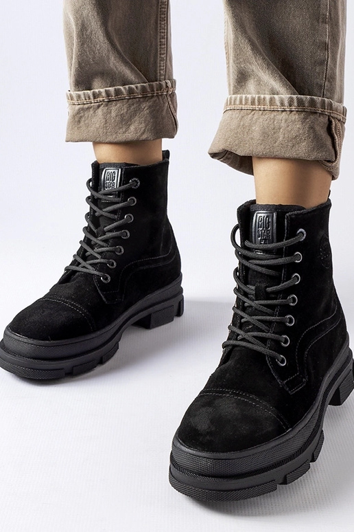 Melna ādas soma BIG STAR KK274524