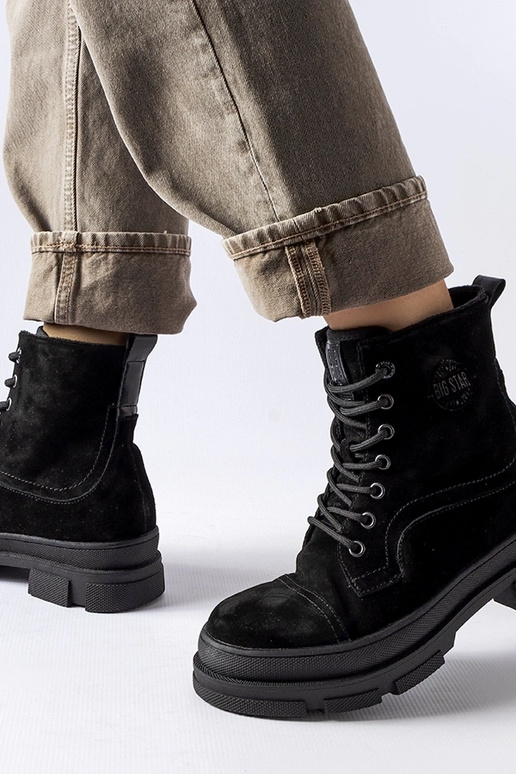 Melna ādas soma BIG STAR KK274524