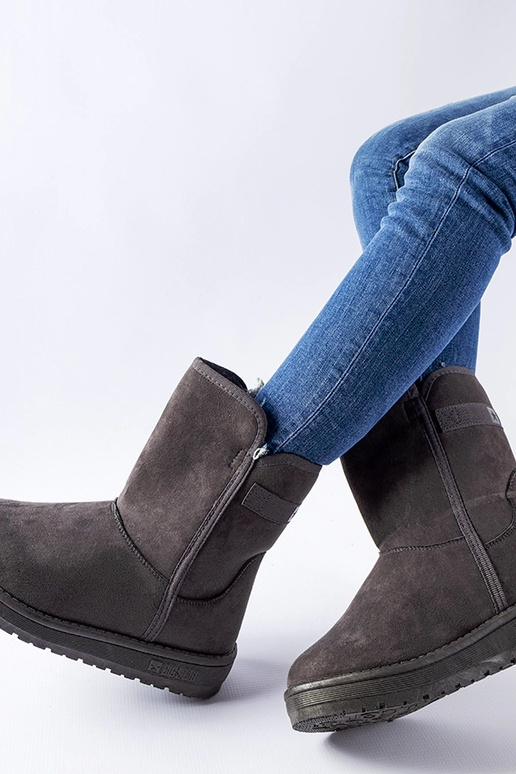 Big Star pelēki sniega zābaki KK274619