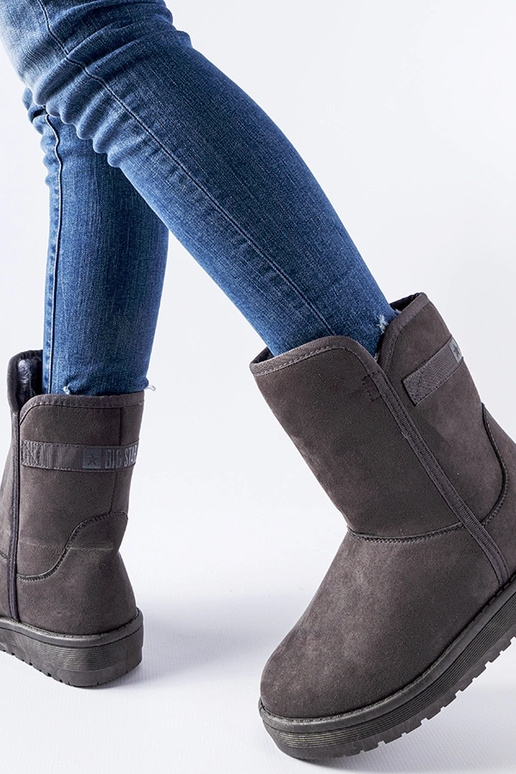 Big Star pelēki sniega zābaki KK274619