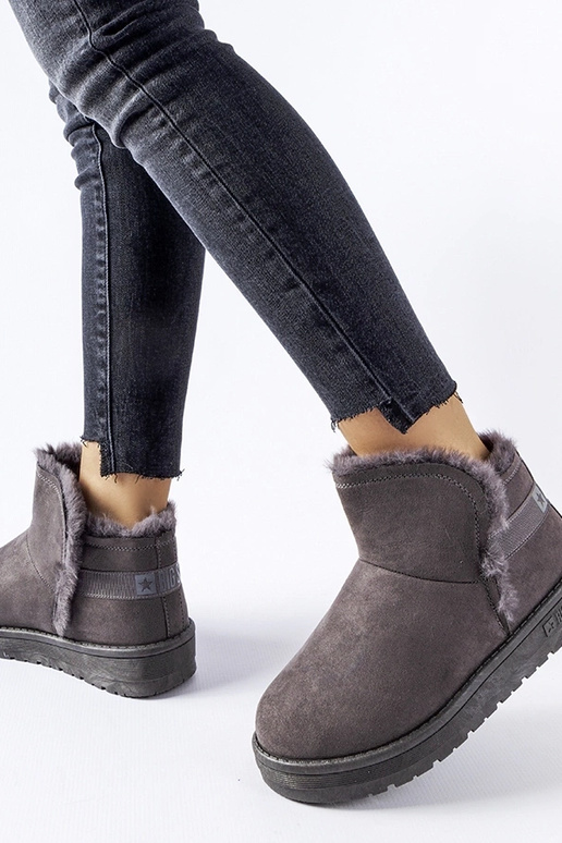 Big Star pelēki sniega zābaki KK274623