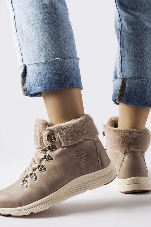 Bēši izolēti zābaki Big Star MM274487