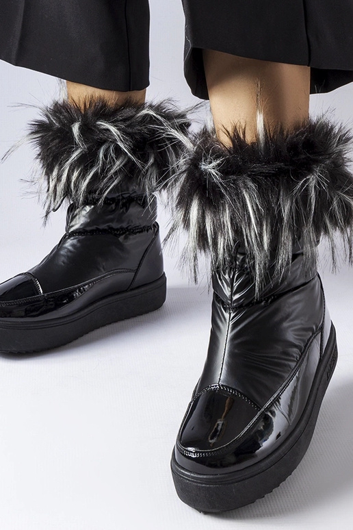 Melni izolēti sniega zābaki MM274379