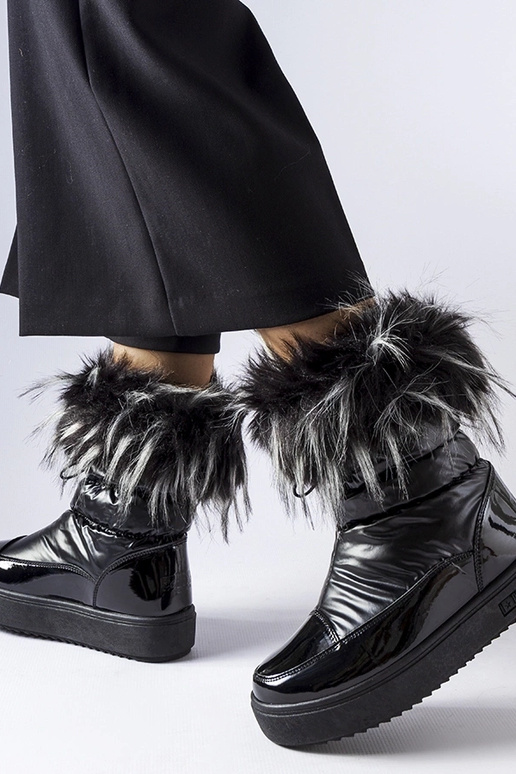 Melni izolēti sniega zābaki MM274379