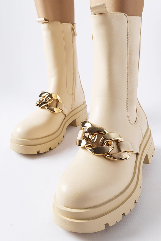 Bēši puszābaki ar ķēdīti Thierry