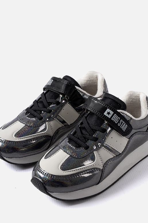 Melnas mirdzošas kedas Big Star KK374103