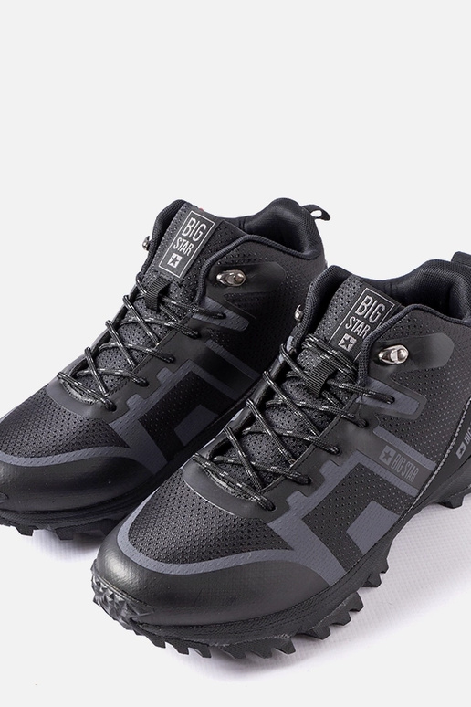 Melni izolēti Big Star zābaki KK174374