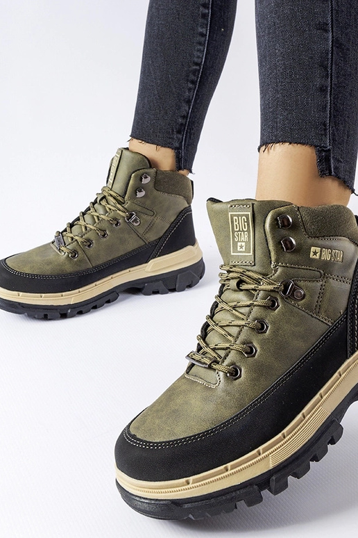 Zaļi jauniešu apavi Big Star KK274220