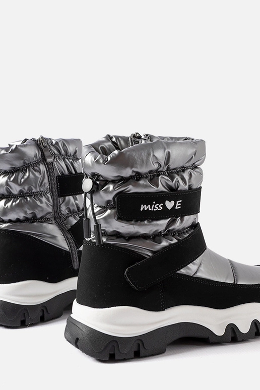 Melni un pelēki meiteņu sniega zābaki...