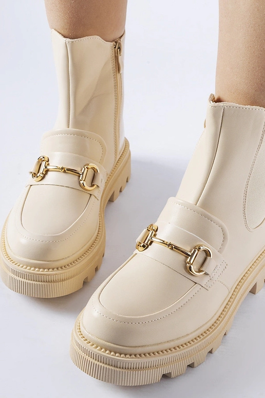 Bēši puszābaki ar redzamu aizsargu...