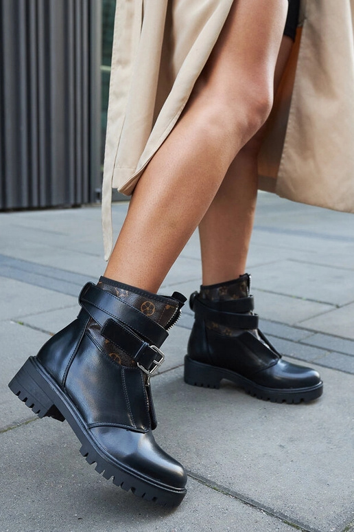 Melni puszābaki ar dekoratīvu...