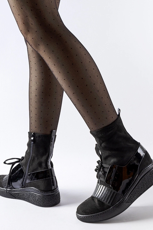 Melni Spoleto zeķu zābaki