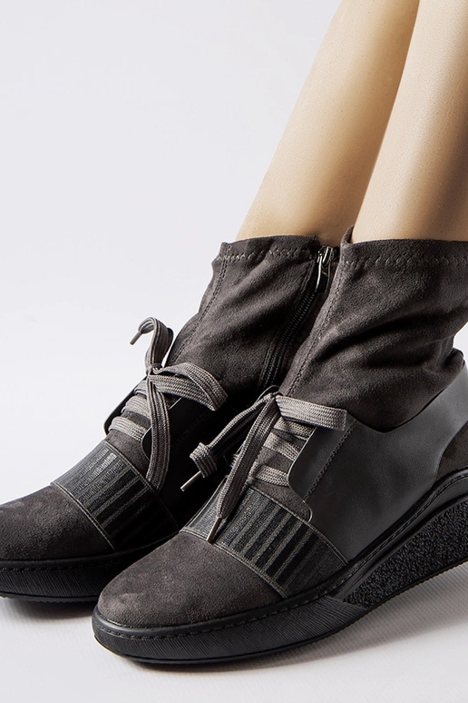 Pelēki Spoleto zeķu zābaki ar...