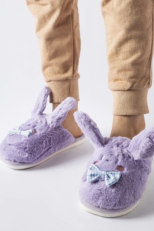 Violetas čības ar ausīm un banti Bruna Violetas čības ar ausīm un banti Bruna