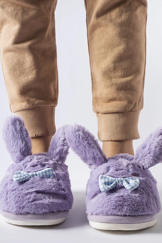 Violetas čības ar ausīm un banti Bruna Violetas čības ar ausīm un banti Bruna