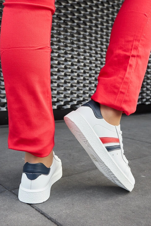 Camilla White ādas šņorējamās kedas