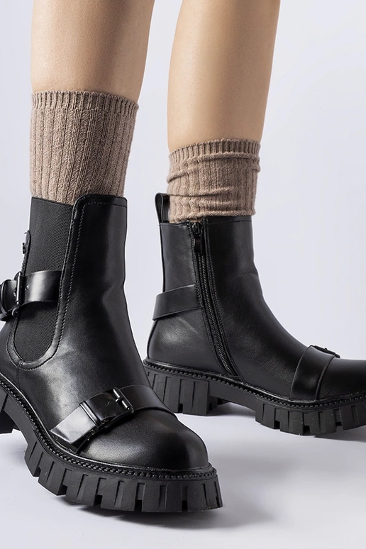 Melni puszābaki ar masīvu Fontarine zoli