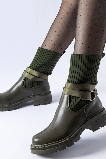 Tumši zaļas zeķu siltinātas... 2