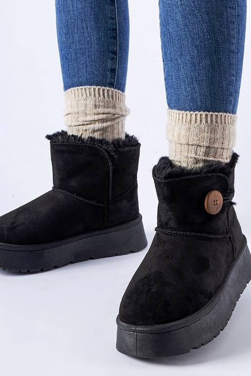 Melni izolēti sniega zābaki ar Ronco...