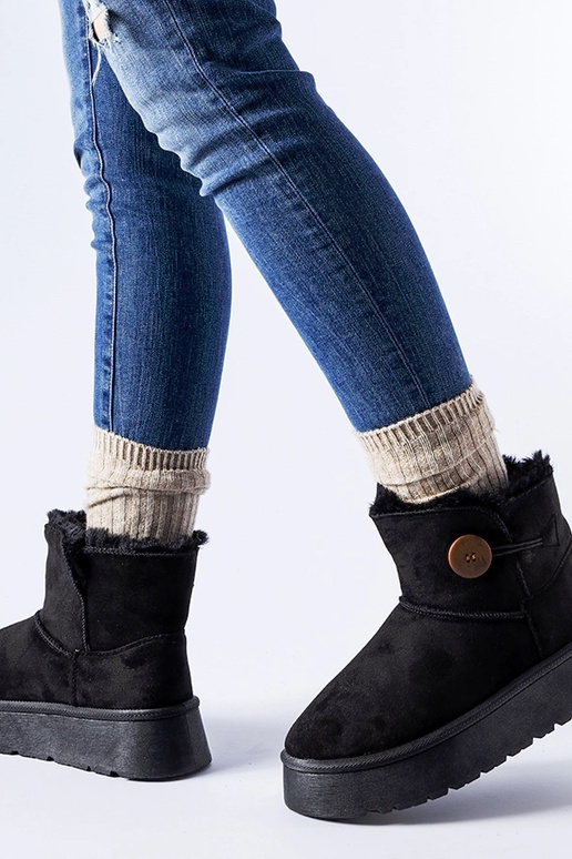 Melni izolēti sniega zābaki ar Ronco...