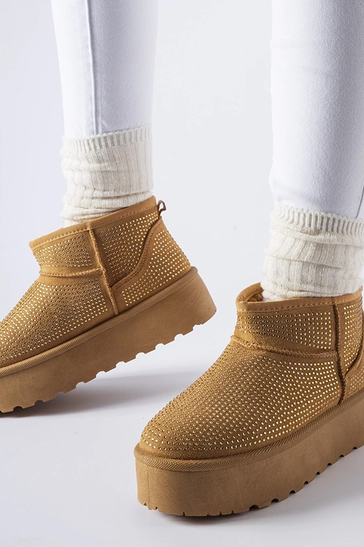 Brūni sniega zābaki ar Sonora cirkoniem