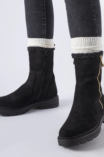 Melni siltināti zābaki ar... 2