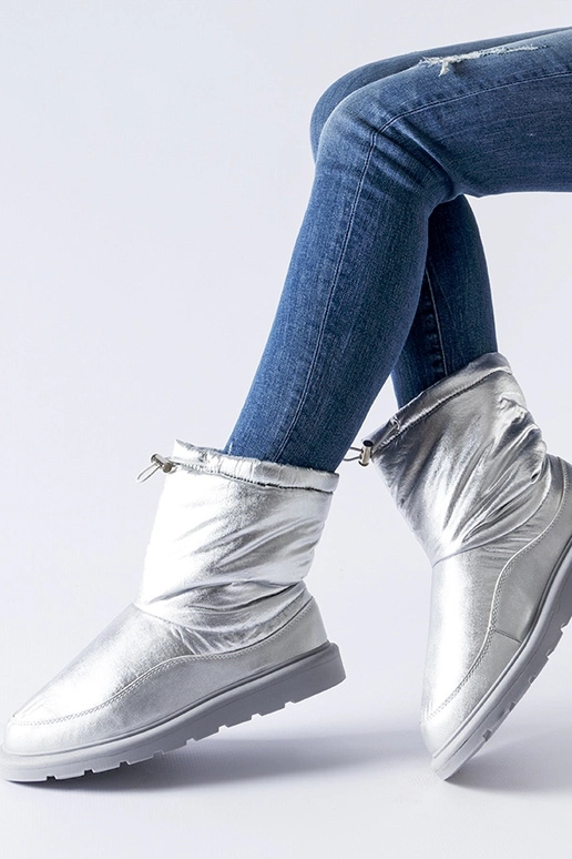 Sudraba izolēti Whitetail sniega zābaki