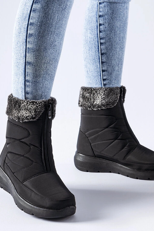 Melni zemie sniega zābaki Brownton