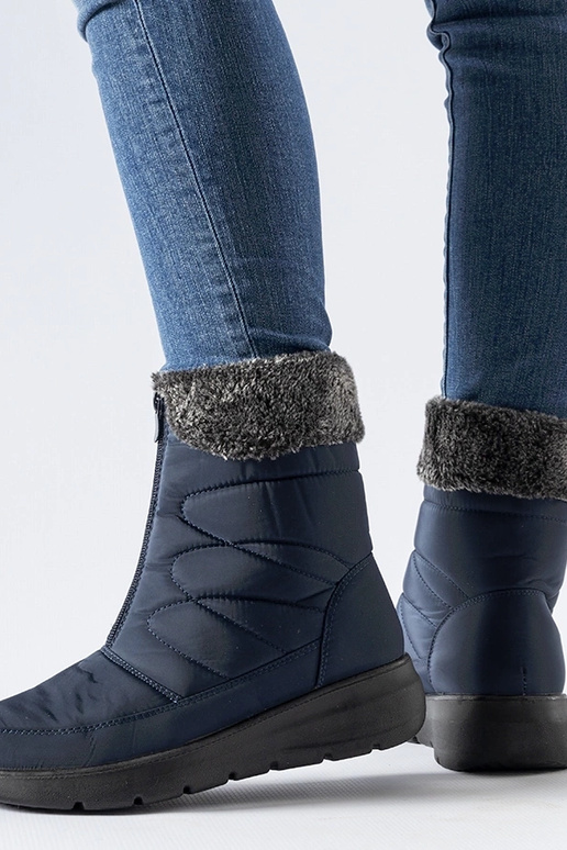 Brownton tumši zili ķīļveida sniega...