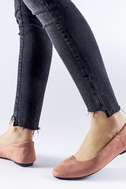 Jules tumši rozā mākslīgās zamšādas...