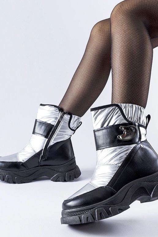 Melni un sudraba izolēti Carta sniega...