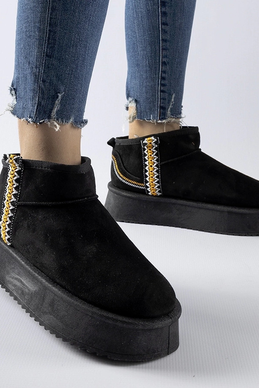 Melni Scavi platformas sniega zābaki