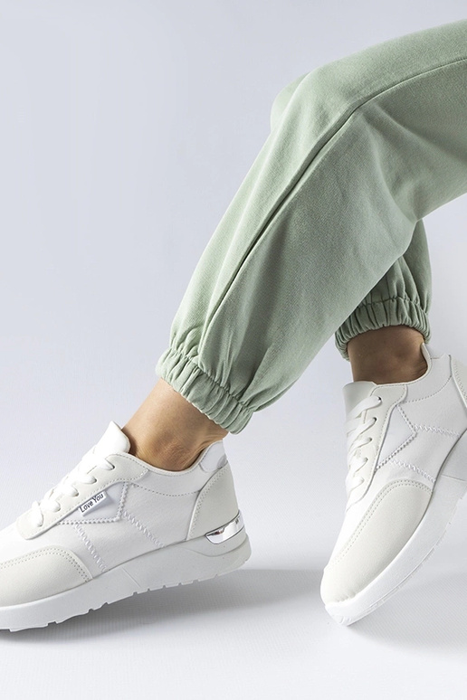 Geraldino balta auduma kedas