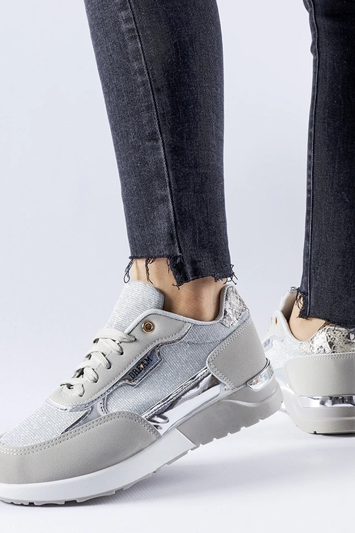 Roganzuolo pelēkas mirdzošas kedas