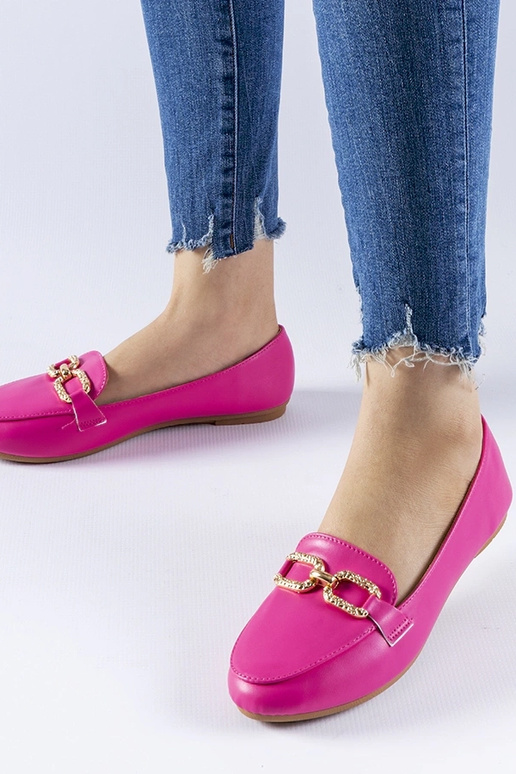 Rozā Sovera sprādzes mokasīni