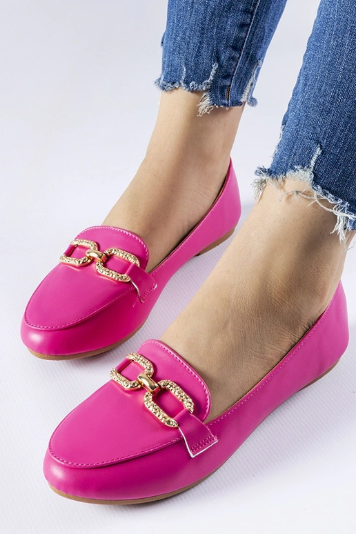 Rozā Sovera sprādzes mokasīni