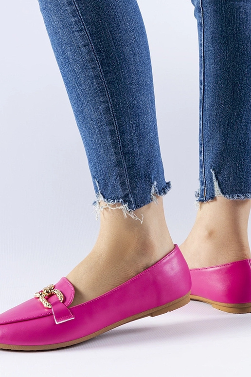 Rozā Sovera sprādzes mokasīni