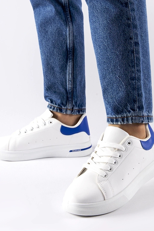 Baltas un tumši zilas Leland kedas Baltas un tumši zilas Leland kedas